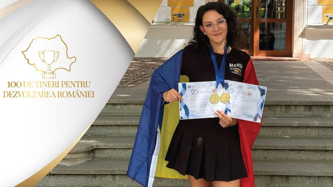 Performanță românească de excepție la Olimpiada Internațională de Engleză: dublu aur pentru Maria-Lavinia Tudose