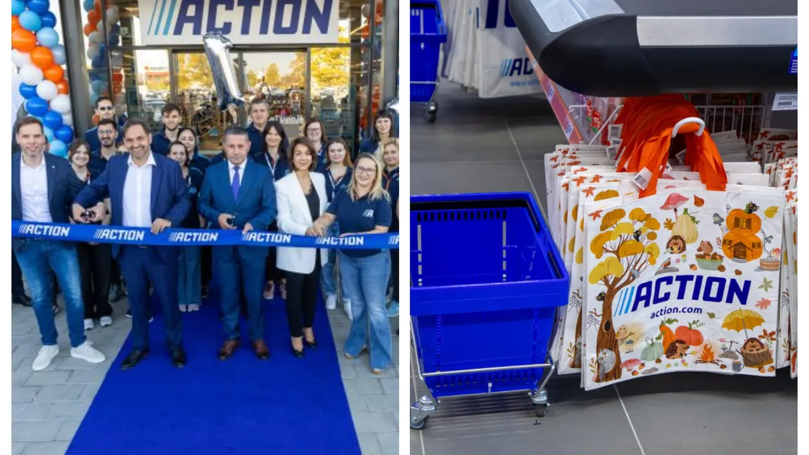 Action continuă să se extindă în România. S-a deschis un nou magazin cu prețuri mici