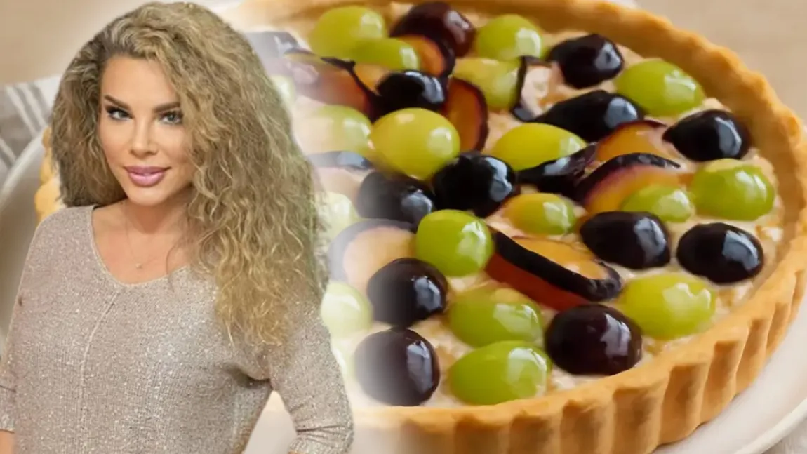 Alina Laufer, rețetă delicioasă de toamnă: tarta de struguri, desertul care îi va încânta pe cei dragi