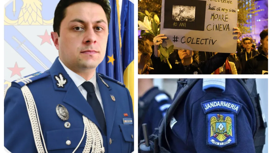 Șeful Jandarmeriei București a fost demis după ce a amendat organizatorul marşului Colectiv