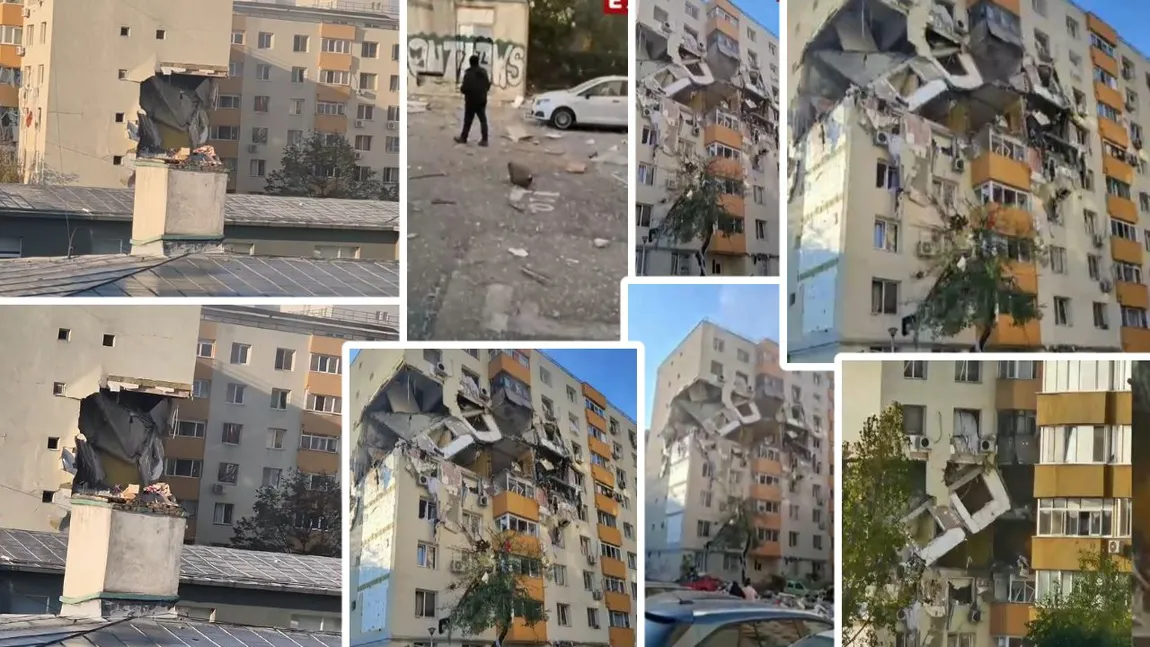 VIDEO Explozie puternică într-un bloc din București. Trei MORȚI și mai mulți răniți. Distrigaz dă vina pe locatari / Parchetul a deschis dosar penal pentru distrugere