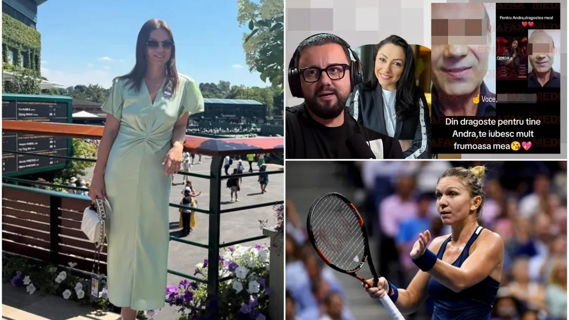Hărțuitorul Andrei a luat-o în vizor pe Simona Halep. Ce mesaj i-a scris fostei tenismene