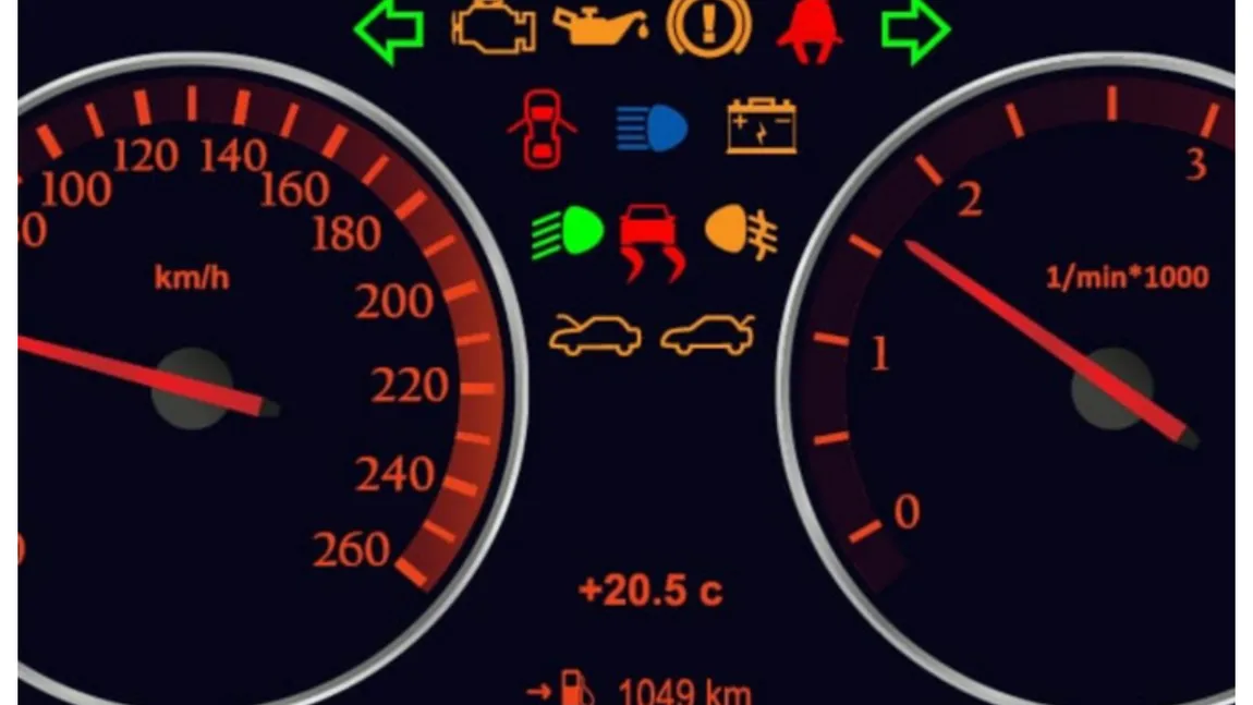 Ce înseamnă luminițele care se aprind în bordul mașinii. Pot preveni probleme grave sau situaţii periculoase