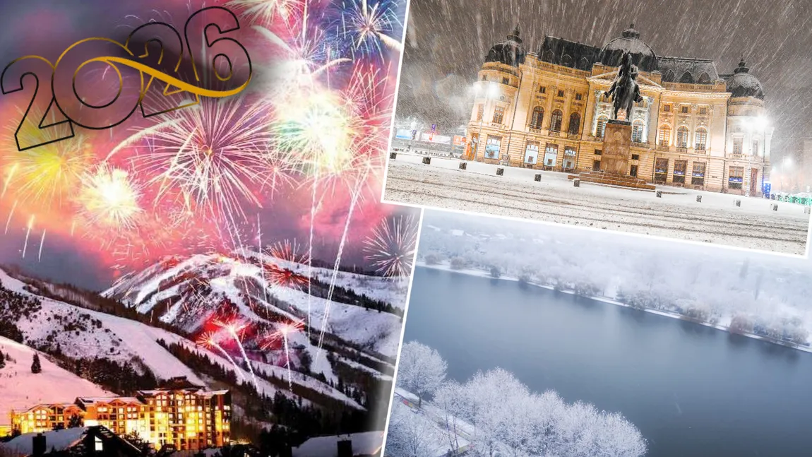 Unde va ninge de Revelion! Ce arată prognoza meteorologilor Accuweather