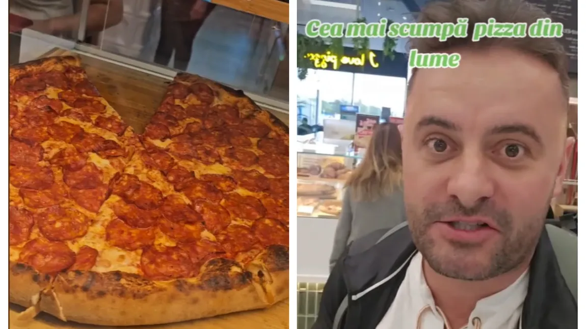 Câți bani a dat un român pe o felie de pizza în Aeroportul Otopeni: ”Cea mai scumpă pizza din lume este aici”