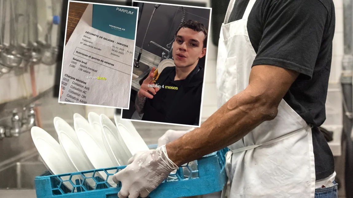 Cât câștigi ca spălător de vase în Elveția. Salariul este mult mai mare decât al multor angajați români, absolvenți de studii universitare și post-universitare