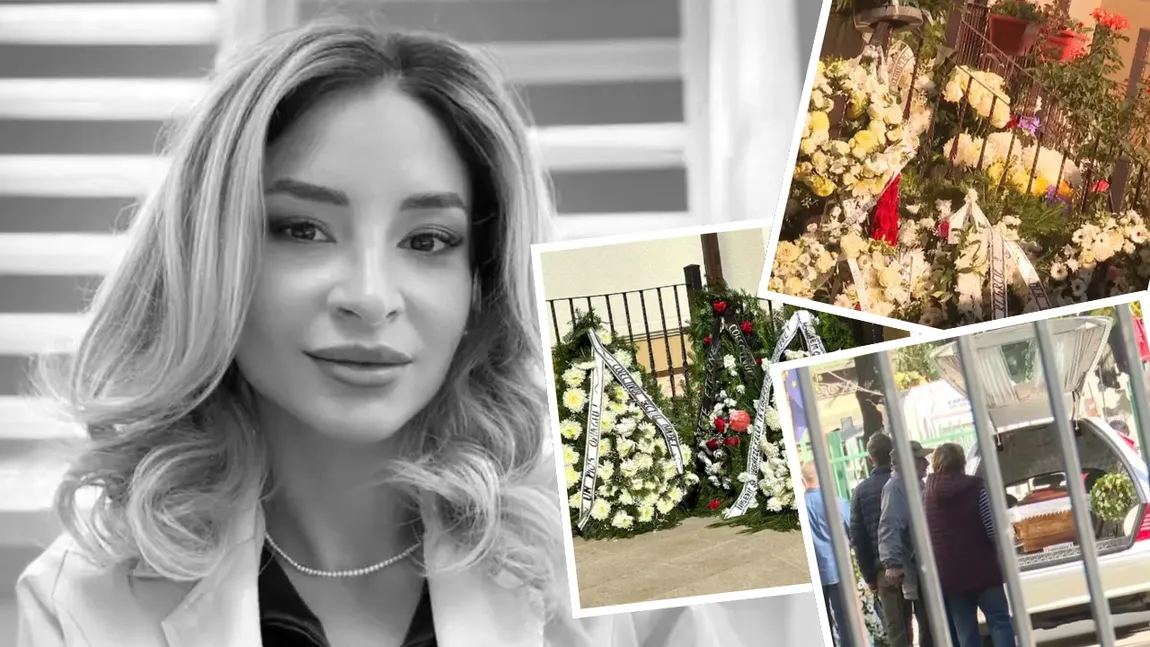 Imagini SFÂȘIETOARE din capela bisericii din București, unde a fost depus trupul Ștefaniei Szabo. Familia doctoriței face apel la intimitate: „Funeraliile nu sunt un spectacol