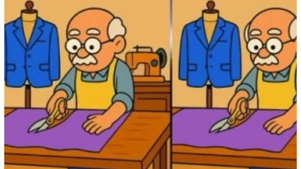Test IQ. Descoperă diferența dintre cele două imagini în 10 secunde. Doar cei cu ochi de vultur își vor da seama