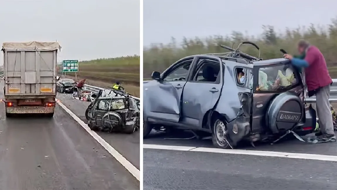 Accident cu trei mașini pe Autostrada Soarelui. O persoană a murit