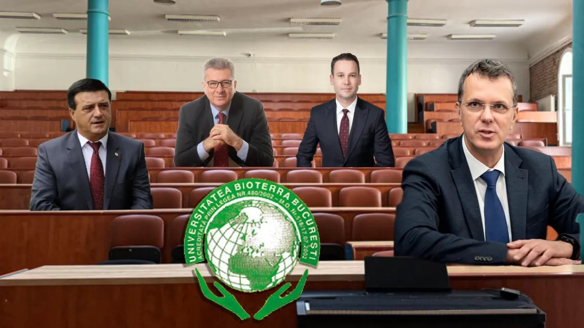 Ionuț Moșteanu, coleg la Bioterra cu alte nume ”grele” - Robert Negoiță, Florentin Pandele, Niculae Bădălău. Diploma ministrului Apărării îl recomandă pe acesta mai degrabă pentru administrarea unei pensiuni rurale