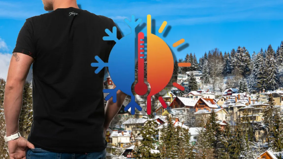 Vremea râde de noi. Fenomen extrem de rar în România! Diferența dintre temperaturile de la munte și cele din restul țării este uluitoare!