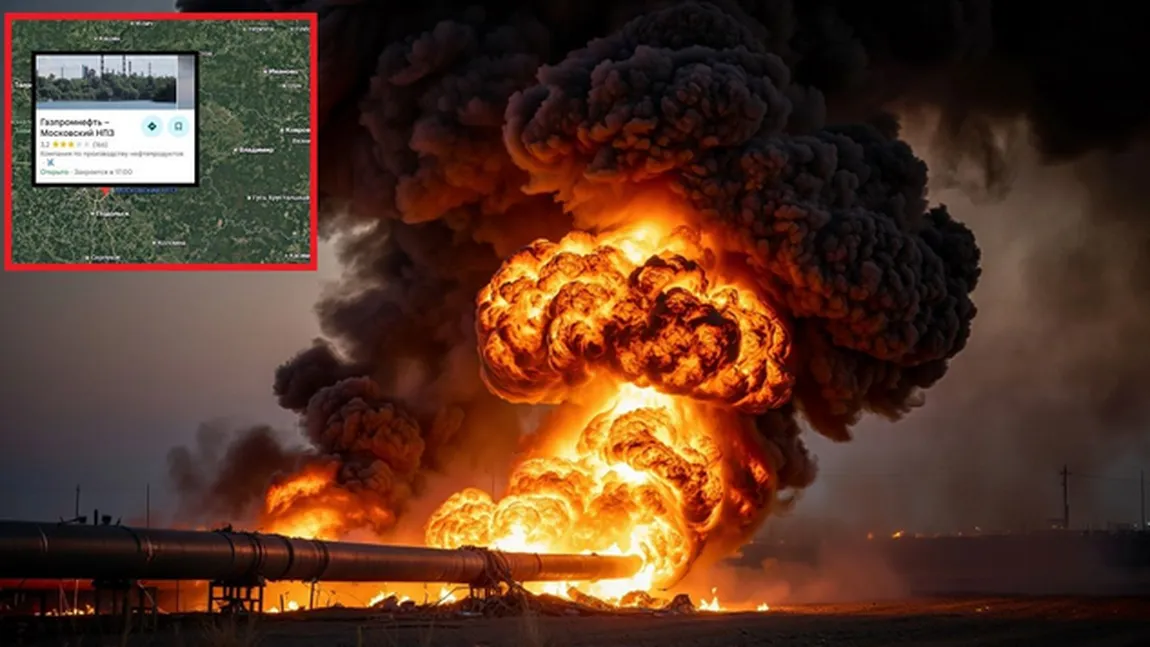 Războiul din Ucraina se extinde în Rusia: Rafinărie de petrol aflată lângă Moscova, lovită într-un atac cu drone VIDEO / SUA somează Ucraina să cedeze teritorii Rusiei