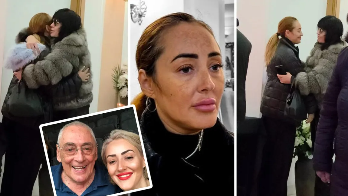 Imagini uluitoare cu Mariana Moculescu, la priveghiul lui Horia Moculescu. Și-a călcat pe orgoliu și a venit să-i fie alături fiicei ei
