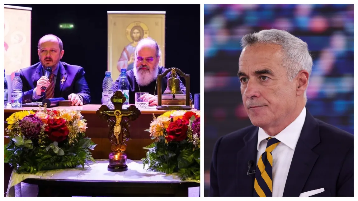 Scandal-monstru cu Adrian Papahagi și un preot care îl susține pe Călin Georgescu! Poliția a intervenit de urgență. ”Ieși afară! N-ai ce căuta aici! Ați anulat alegerile!” / ”Un provocator georgist. Nu poți celebra viața și dreptatea și să-l admiri pe Putin”