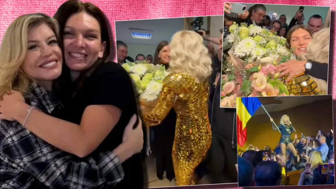 Simona Halep, prezentă la concertul Loredanei susținut la Sala Palatului. Ce mesaj a avut cântăreața pentru sportivă