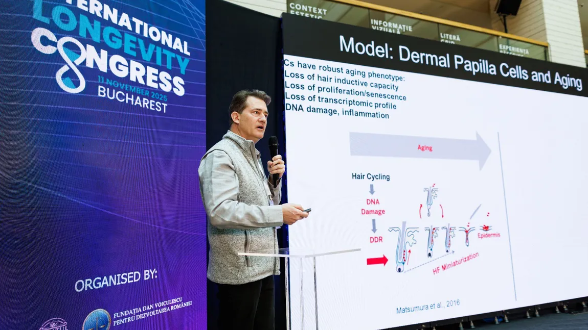 Patrick Paine, cercetătorul de la Harvard care „dă ceasul înapoi” la nivel de celulă, la București: 