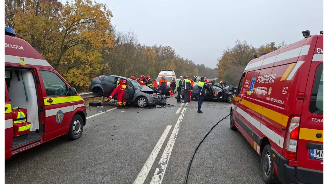 Accident cu doi morți provocat de un fotbalist care se juca pe telefon. Declarațiile șocante ale martorilor: ”Am fost acolo când au decedat