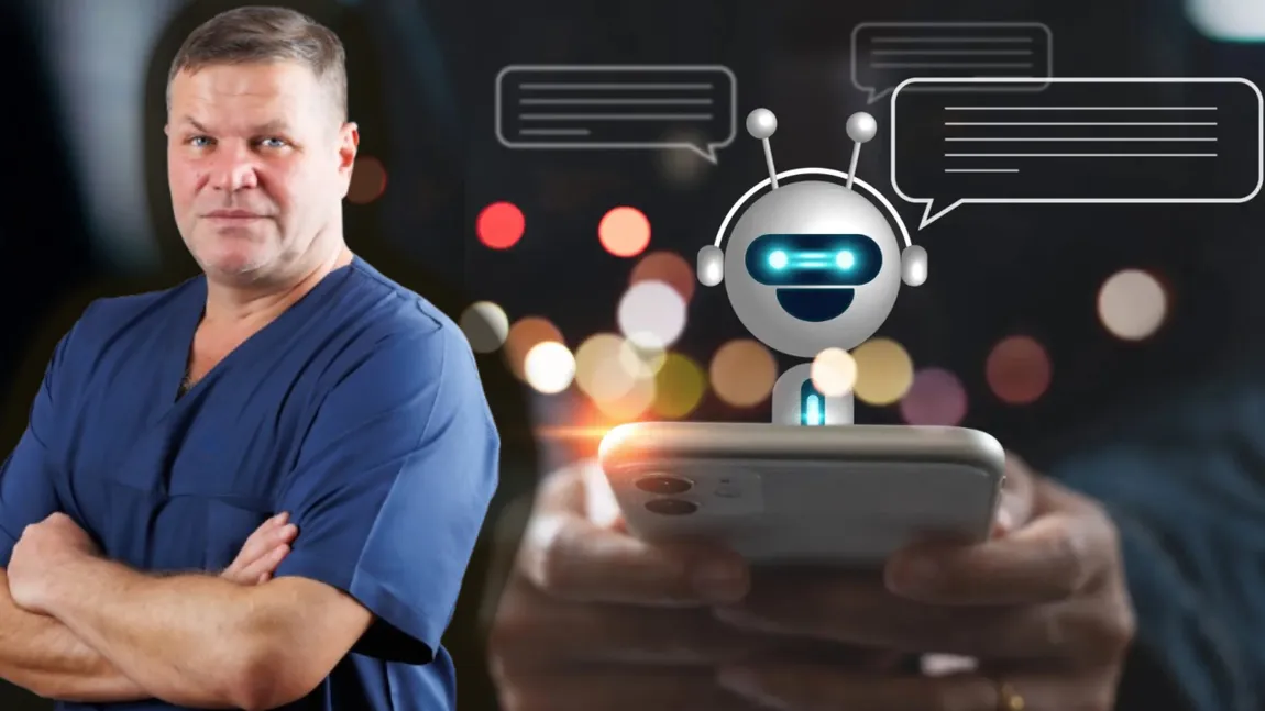 Un cunoscut medic din Galați, tras la raspundere de un pacient pentru că l-ar fi operat într-un timp prea scurt. Tânărul se consultase cu AI și credea că intervenția va dura mai mult