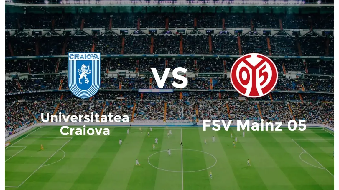 Mainz - Craiova LIVE VIDEO ONLINE STREAM. Cine transmite meciul oltenilor din Conference League