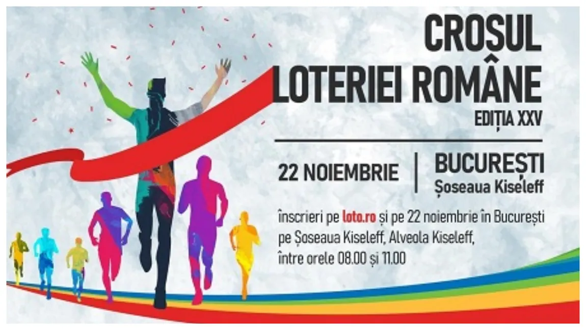 Crosul Loteriei Române. ”Aleargă pentru sănătatea ta!”