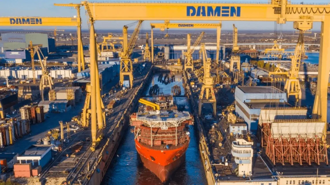 Adio criză la șantierul naval Damen Mangalia. Statul român intervine cu miliarde de euro pentru a-l salva de la faliment