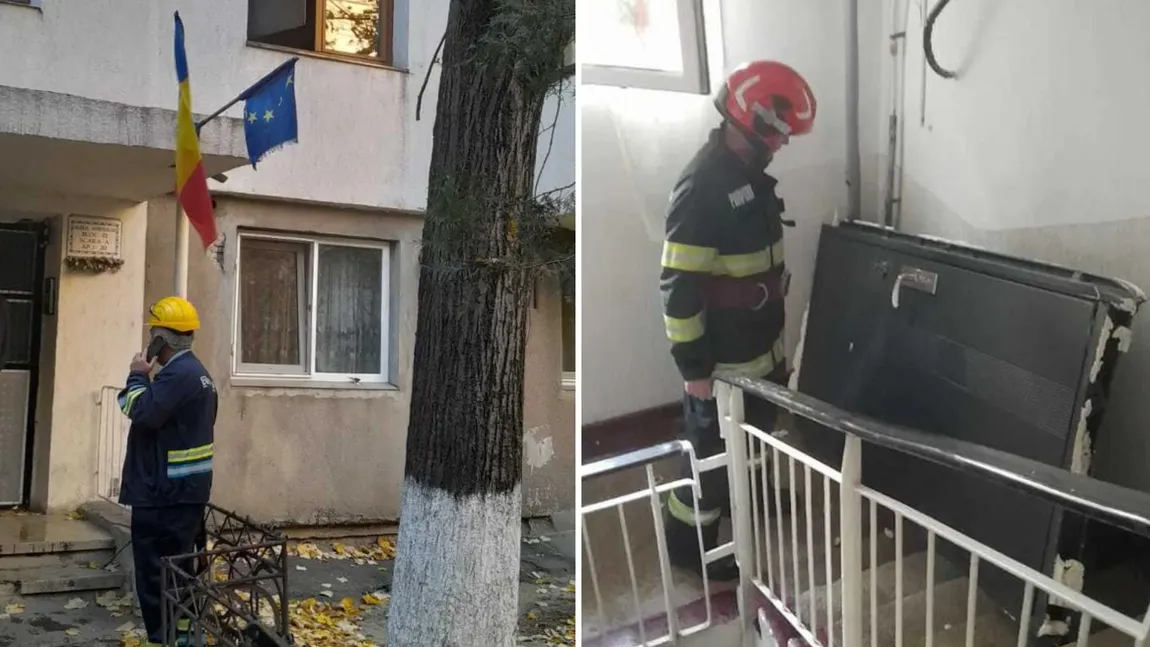 O nouă explozie, într-un bloc din Râmnicu Sărat. Zeci de oameni au fost evacuați