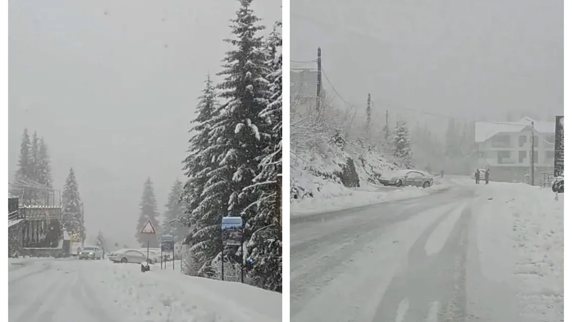 Ninge ca în povești la Rânca. Turiștii sunt fermecați de peisaj: ”Sunt ani de când nu am mai văzut așa ceva”