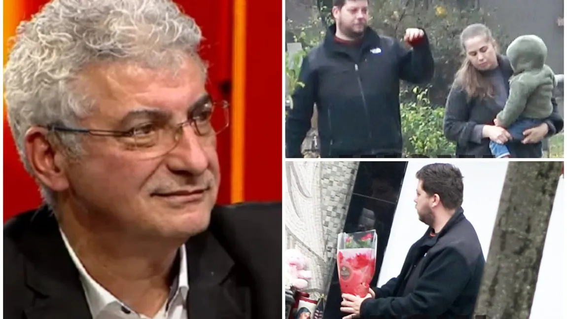 S-a împlinit un an de la moartea lui Silviu Prigoană. Fiul său, Silvius, a mers la mormântul afaceristul împreună cu soția și copilul. Imagini emoționante!