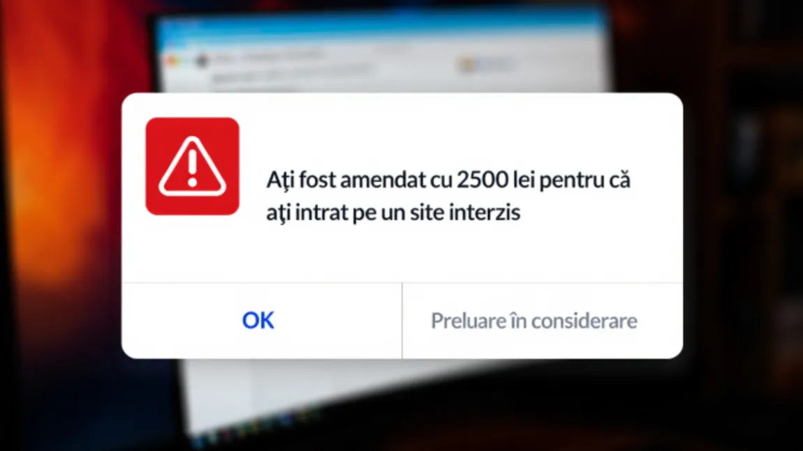 Amendă de 2.500 de lei pentru românii care intră pe site-uri interzise. DNSC, avertisment cu privire la fraudele online care pot goli cardurile oamenilor