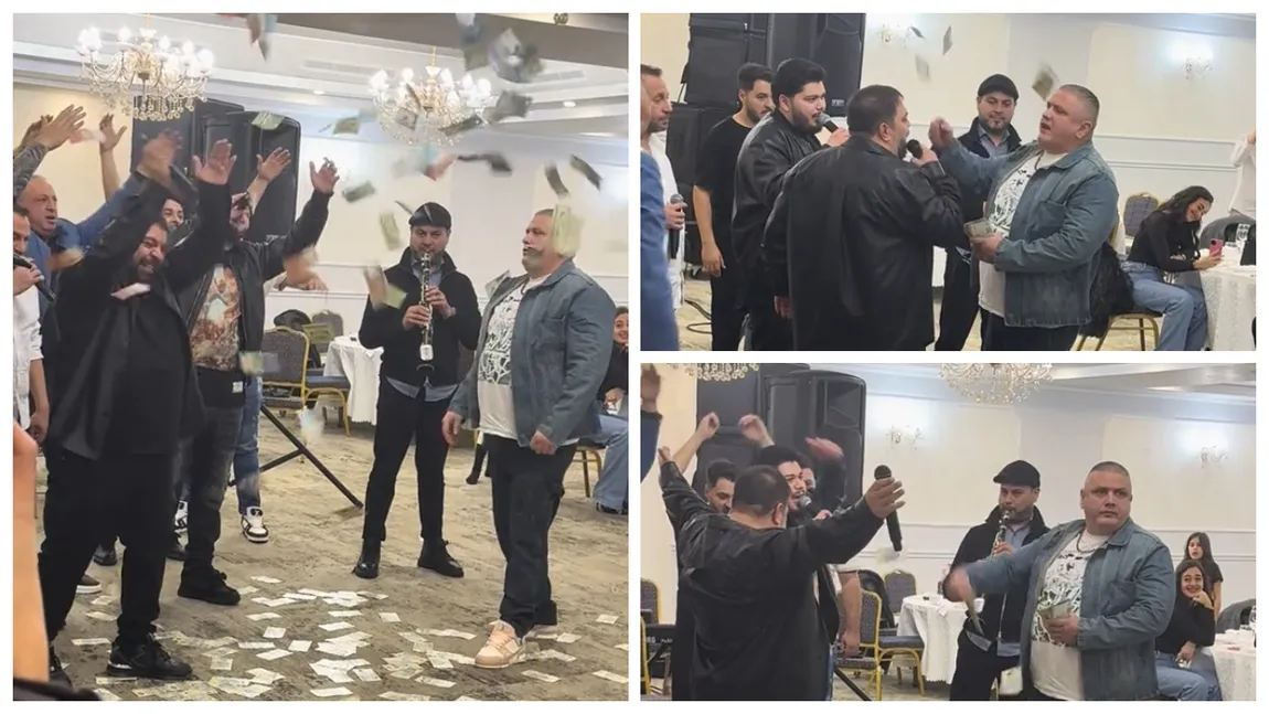 Florin Salam, „îngropat” în bani la dedicații, dar surpriza nu a fost avalanșa de bancnote. Cine este personajul care a scos teancurile și a atras toate privirile