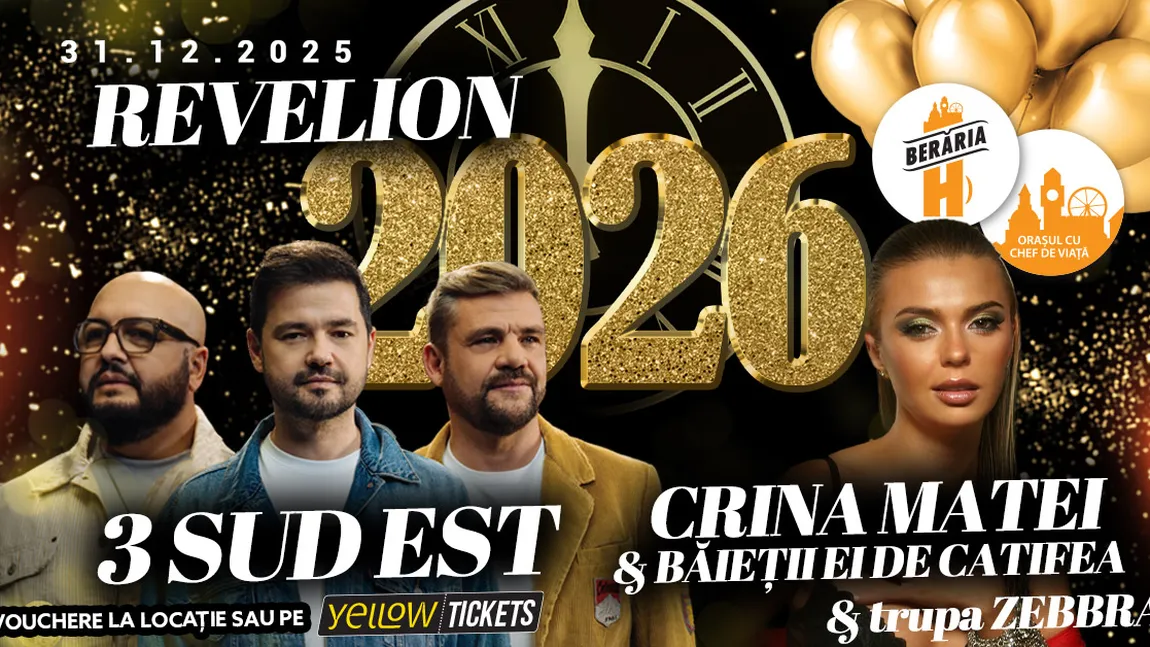 Revelion 2026 la Berăria H București – muzică live, open bar & open buffet