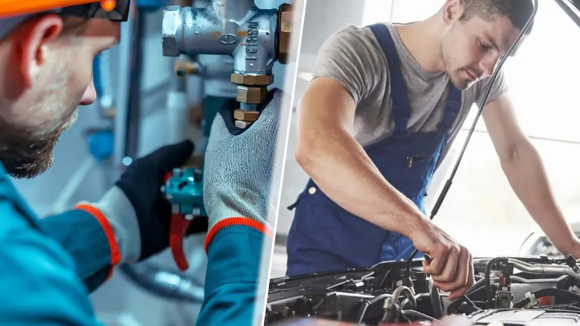 Salarii competitive pentru meseriile care presupun muncă fizică. Cât au ajuns să câștige instalatorii, electricienii și mecanicii auto în România. Domeniul în care se câștigă la fel de bine ca în IT