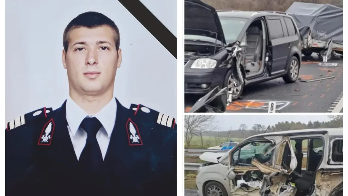 Cine este pompierul român care a murit în accidentul cumplit de pe autostrada din Ungaria. Era tatăl a trei fetițe