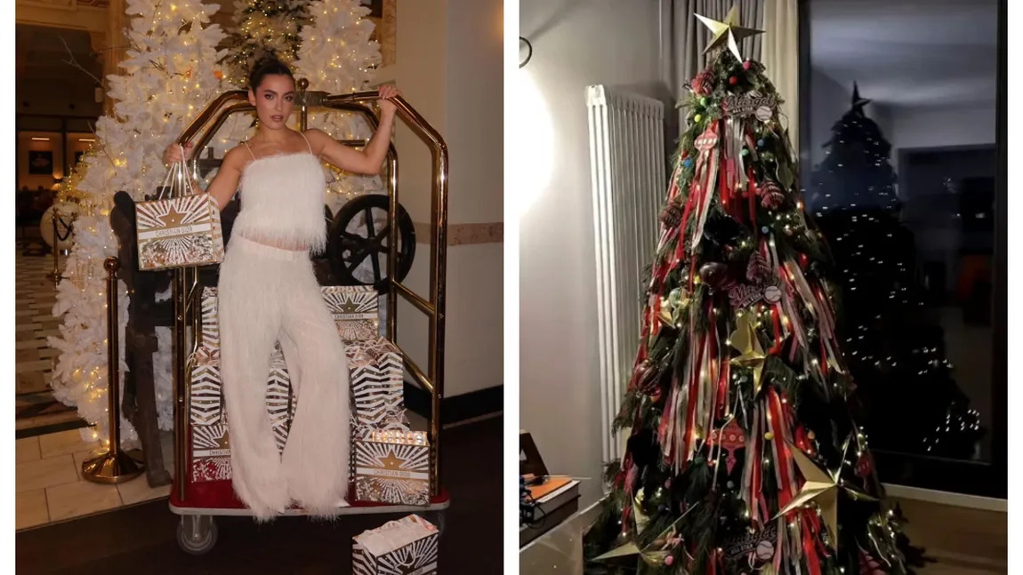 Alexia Eram a inflamat internetul cu bradul kitschos de Crăciun: 