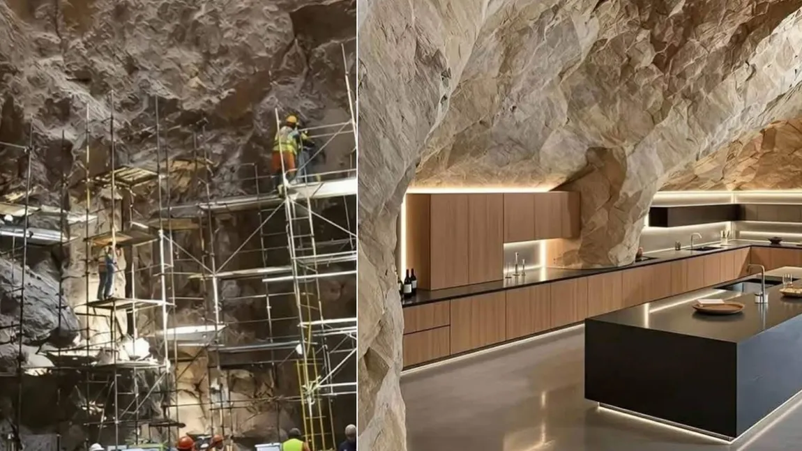 Un cuplu a cumpărat o peșteră și a transformat-o într-o locuință de lux. Cum arată casa de 45.000 de euro