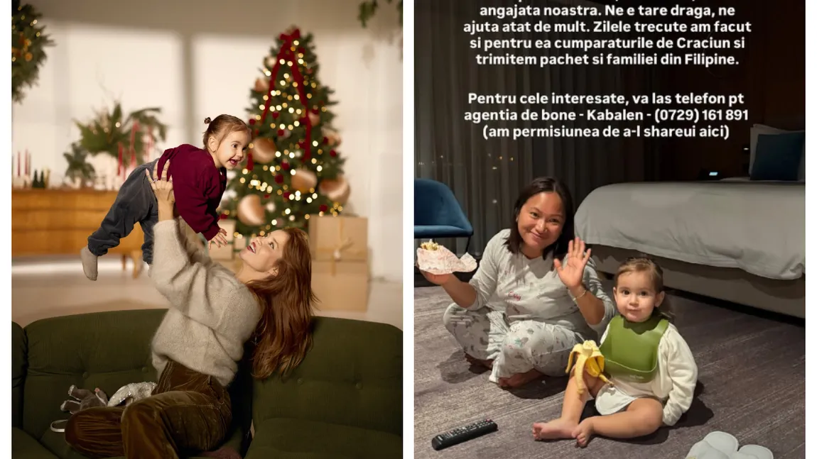 Alina Ceuşan, postarea despre bona filipineză care a topit inimile fanilor pe reţelele de socializare: 