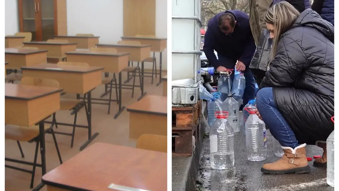 Criză de apă în Prahova. Școlile rămân închise și săptămâna viitoare, elevii fac ore online sau au ”Săptămâna altfel”