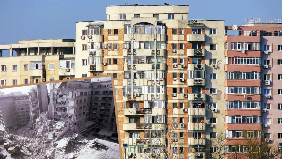 Pericol ascuns în București: Blocurile comuniste cu spații comerciale la parter riscă să cedeze primele la un mare cutremur
