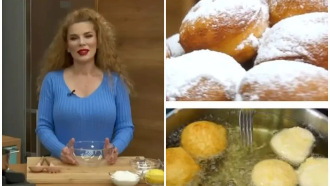 Alina Laufer a dezvăluit rețeta sa de gogoși cu lingura. Desertul se face rapid și nu necesită dospire