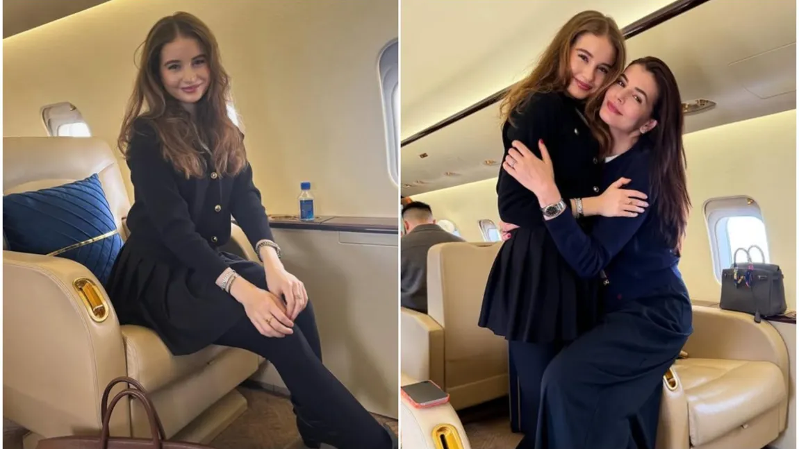 Monica Gabor și Irina Columbeanu, viață de lux în America. Cele două s-au pozat într-un avion privat