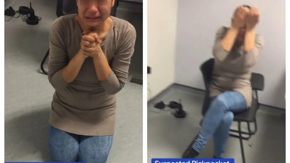 Româncă prinsă la furat într-un magazin din Marea Britanie și expusă pe internet: ”Please papa!”