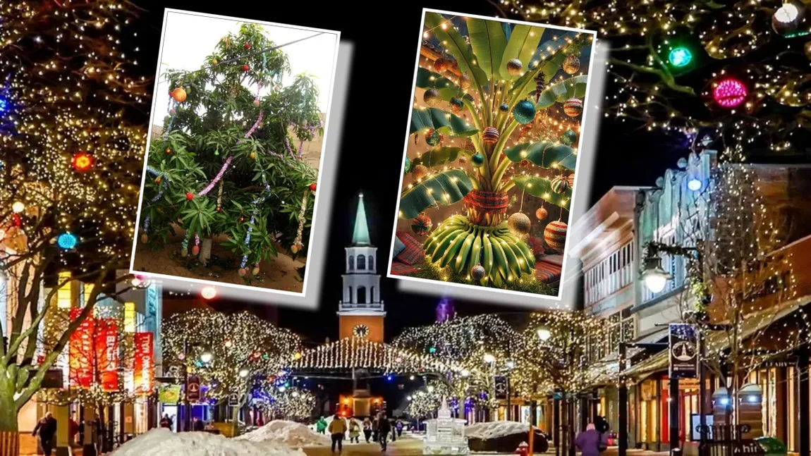 Obiceiuri bizare de Crăciun. Țara în care nu se împodobește bradul, ci bananierul