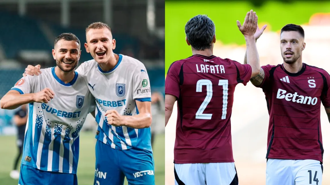 Universitatea Craiova - Sparta Praga în Conference League. Coşmarul trăit de olteni cu o altă echipă din Cehia