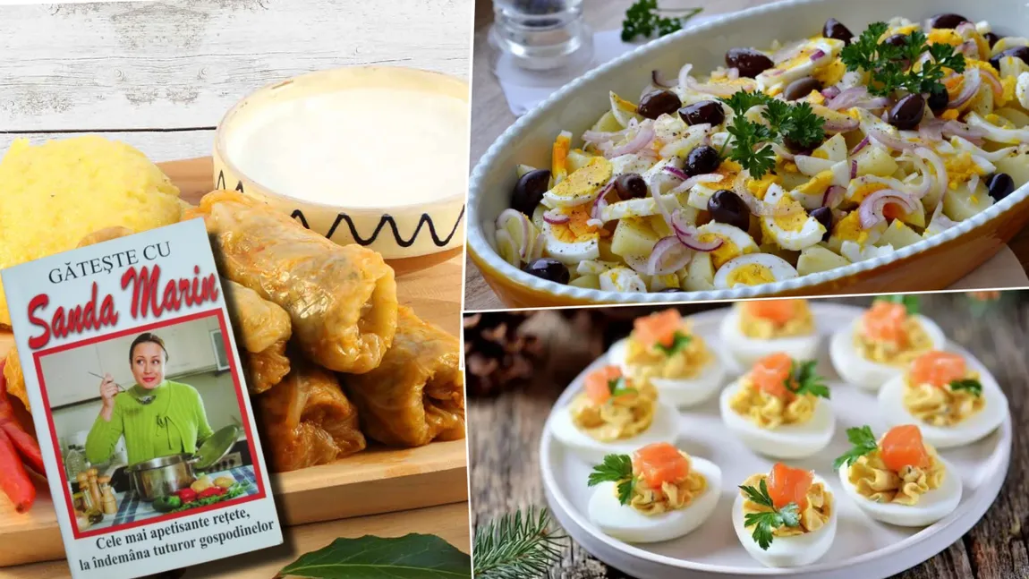 Rețete pentru Anul Nou de acum 100 de ani. Cum pregătea Sanda Marin cele mai cunoscute mâncăruri tradiționale