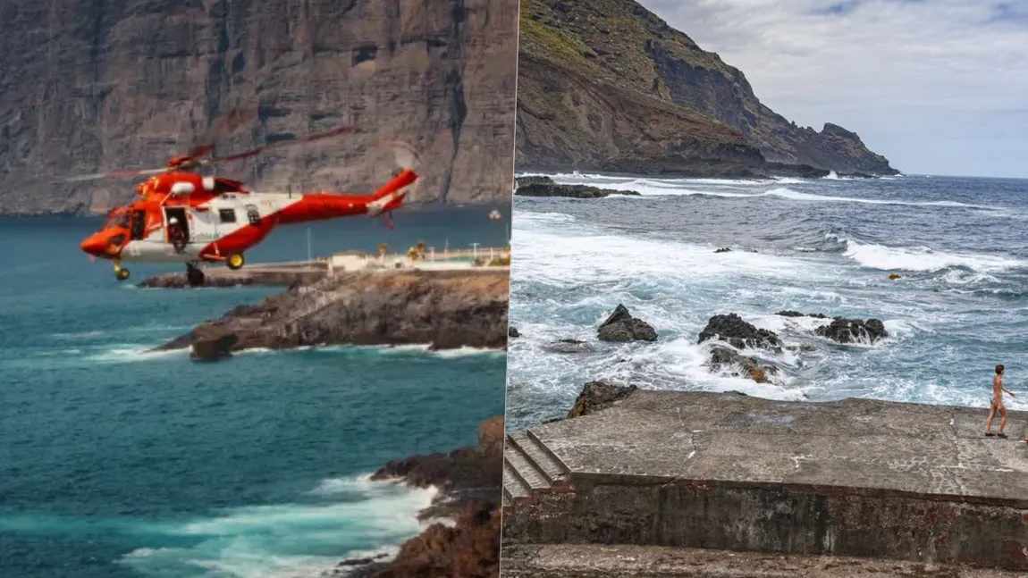 MAE, comunicat oficial după tragedia din Tenerife: 2 români, printre morți. Aceștia au fost luați de valul uriaș și trași în Ocean