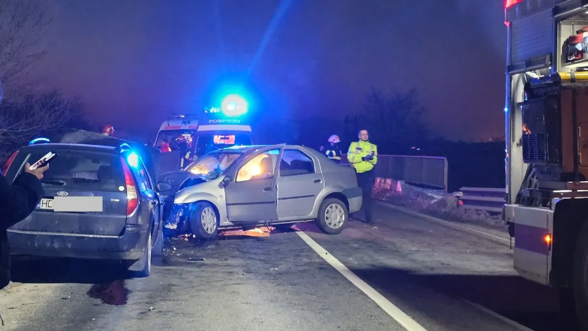 Accident deosebit de grav, PLAN ROŞU de acţiune după coliziunea violentă între două maşini