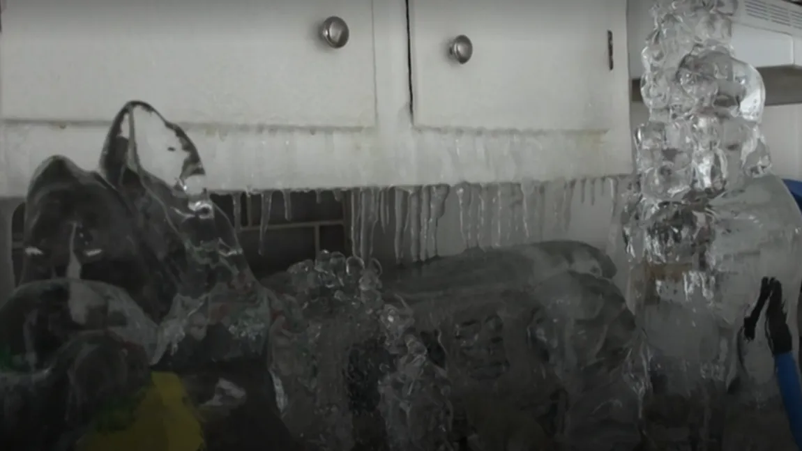 Un apartament s-a transformat într-un 