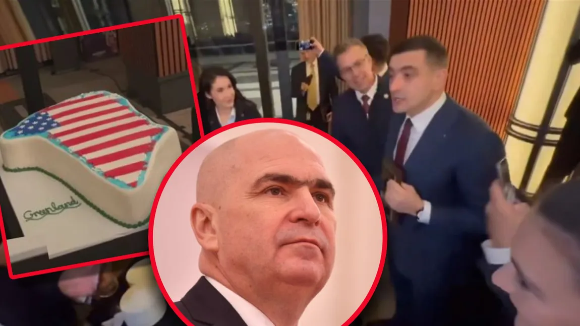 Ilie Bolojan îi bate obrazul lui George Simion după faza cu tortul în forma Groenlandei: „Nici nouă nu ne-ar fi picat bine dacă am fi văzut tăindu-se bucăți din harta României”