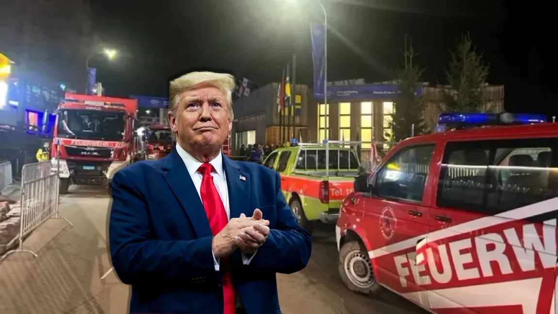 Incendiu la Davos, la doar câteva ore după ce Donald Trump a participat la Forumul Economic Mondial. Echipele de intervenție au evacuat imediat clădirea