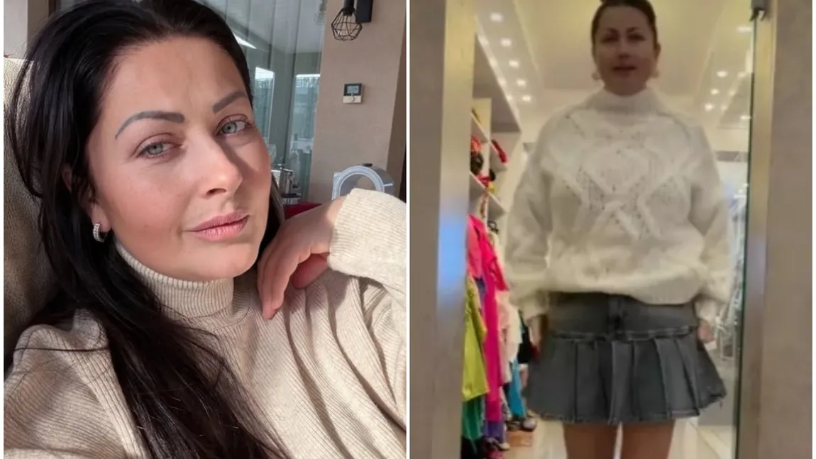 Gabriela Cristea le dă peste nas răutăcioșilor. Vedeta a apărut în fustă mini, după ce a fost criticată pentru silueta ei: 